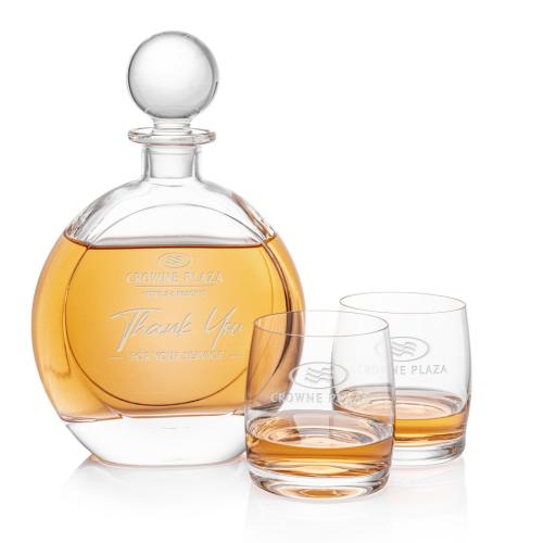 Corporate Gifts - Barware - Decanters - Bonello Decanter & Valemount Set
