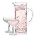 Brinkley Pitcher & Cocktail Coupes Set