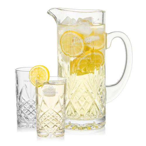 Corporate Gifts - Barware - Glasses Sets - Brinkley Pitcher & Hiballs Set