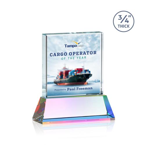 Recognition Awards - Crystal Awards - Terra VividPrint™ Award on Newhaven - Prismatic