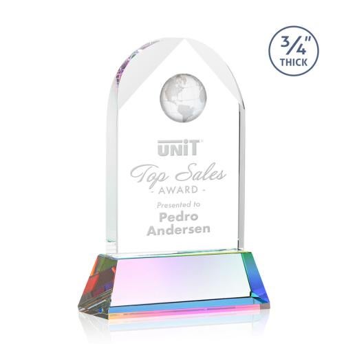 Recognition Awards - Crystal Awards - Blake Globe on Newhaven - Prismatic