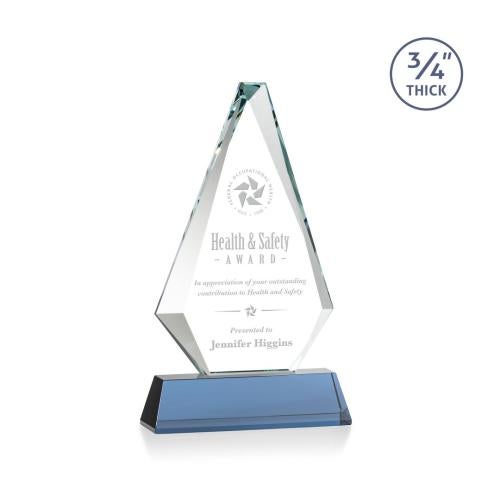Recognition Awards - Crystal Awards - Windsor Award on Newhaven - Sky Blue