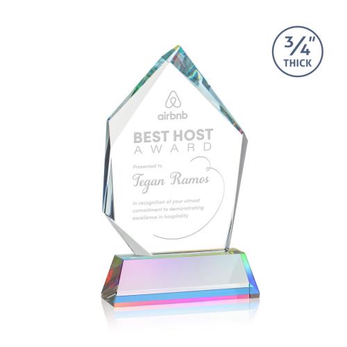 Recognition Awards - Crystal Awards - Deerhurst Ice Peak Award on Newhaven - Prismatic