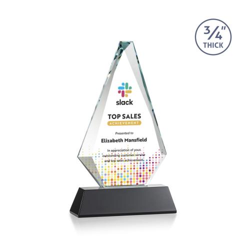 Recognition Awards - Crystal Awards - Windsor VividPrint™ Award on Newhaven - Black