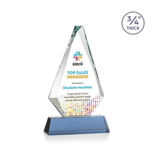 Recognition Awards - Crystal Awards - Windsor VividPrint™ Award on Newhaven - Sky Blue