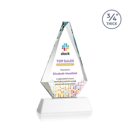 Recognition Awards - Crystal Awards - Windsor VividPrint™ Award on Newhaven - White