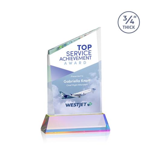 Recognition Awards - Crystal Awards - Scarsdale VividPrint™ Award on Newhaven - Prismatic