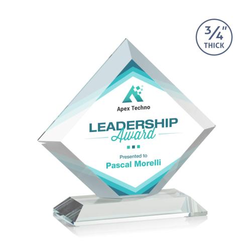 Recognition Awards - Crystal Awards - Belaire VividPrint™ Award - Clear