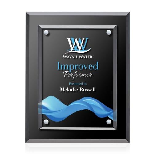 Recognition Awards - Glass Awards - Lexicon VividPrint™ Plaque - Silver