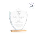 Scudo Shield Award - Bamboo/White