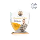 Scudo Shield VividPrint&trade; Award - Bamboo/Black