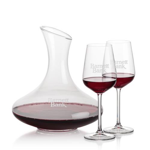 Corporate Gifts - Barware - Carafes - Innisfil Carafe & Elderwood Wine
