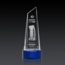 Akron Tower 3D Award on Base - Blue