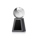 Globe Award on Tall Marble Base Alt Image 1