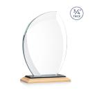 Wichita VividPrint&trade; Award - Bamboo/Black Alt Image 1