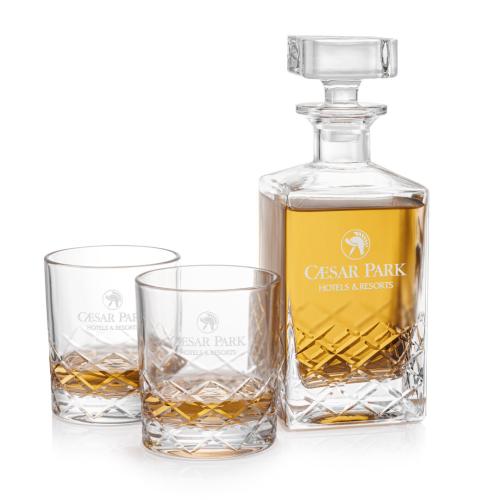 Corporate Gifts - Barware - Glasses Sets - Brentwood Decanter Set
