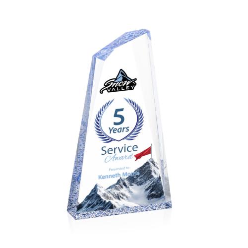 Recognition Awards - Acrylic Awards - Cozumel VividPrint™ Award - Blue
