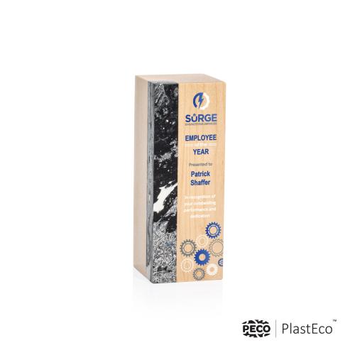 Recognition Awards - Shop by Recipient - Sales Awards -  Midori PlastEco&trade;  VividPrint&trade; Award - Charcoal