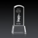 Silkwood 3D Award on Base - Clear