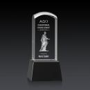 Silkwood 3D Award on Base - Black