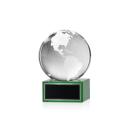 Globe Award on Hancock Base - Green Alt Image 1