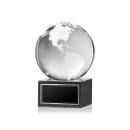 Globe Award on Square Marble Base Alt Image 1