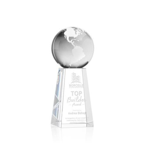 Recognition Awards - Crystal Awards - Globe Award on Novita Base