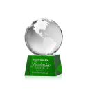 Globe Award on Robson Base - Green