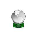 Globe Award on Stanrich Base - Green