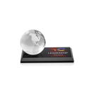 Globe VividPrint&trade; Award on Rectangle Base - Black