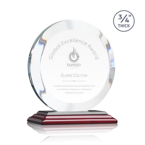 Recognition Awards - Crystal Awards - Gibralter Award - Rosewood