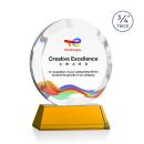 Gibralter VividPrint&trade; Award on Newhaven Base - Amber