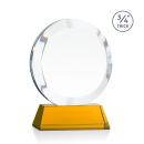 Gibralter VividPrint&trade; Award on Newhaven Base - Amber Alt Image 1
