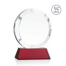 Gibralter VividPrint&trade; Award on Newhaven Base - Red Alt Image 1