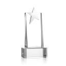 Fanshaw Silver Star Award on Base - Clear Alt Image 1