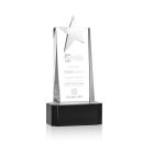 Fanshaw Silver Star Award on Base - Black