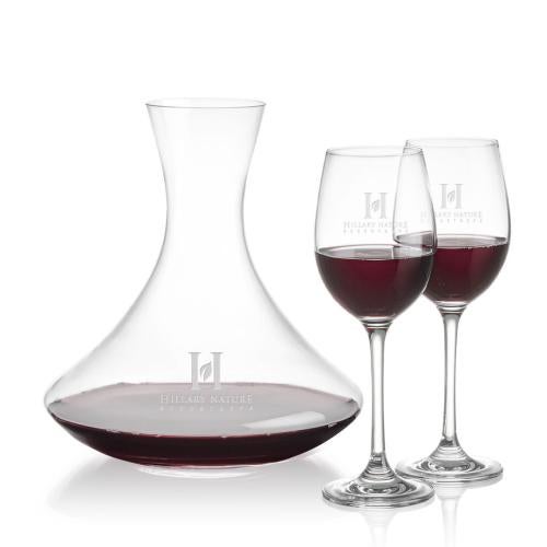 Corporate Gifts - Barware - Carafes - Senderwood Carafe & Burlington Wine