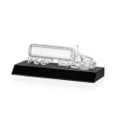 Crystal Oil Tanker on Base - Black Alt Image 1