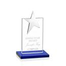 Bryanston Chrome Star Award - Blue 