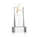 Fanshaw Gold Star Award on Base - Clear