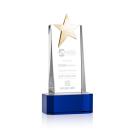 Fanshaw Gold Star Award on Base - Blue