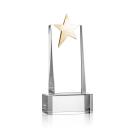 Fanshaw Gold Star VividPrint&trade; Award on Base - Clear Alt Image 1
