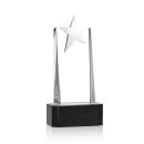 Fanshaw Silver Star VividPrint&trade; Award On Base - Black Alt Image 1