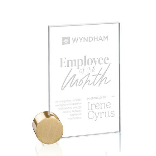 Recognition Awards - Crystal Awards - Bermuda Award - Starfire/Gold Circle