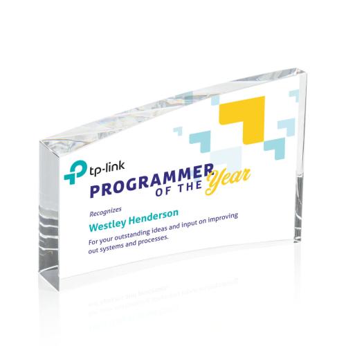 Recognition Awards - Crystal Awards - Hayes VividPrint&trade; Award