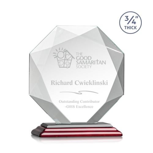 Recognition Awards - Crystal Awards - Bradford Award - Rosewood