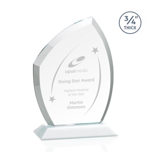 Recognition Awards - Crystal Awards - Daltry Award - White 