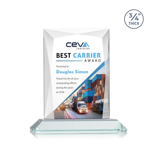 Recognition Awards - Crystal Awards - Messina VividPrint™ Award - Starfire