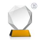 Bradford VividPrint&trade; Award on Newhaven Base - Amber Alt Image 1