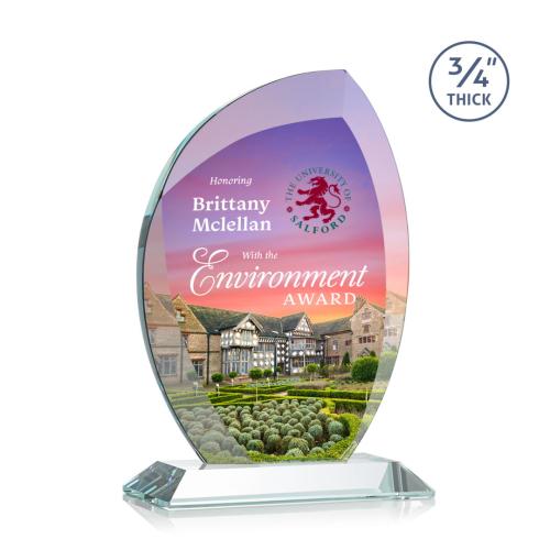 Recognition Awards - Crystal Awards - Wichita VividPrint™ Award - Clear